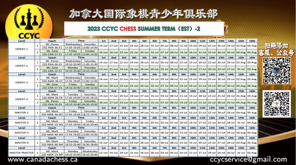 Canada Chess Youth Club