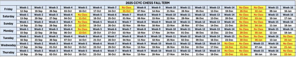Canada Chess Youth Club