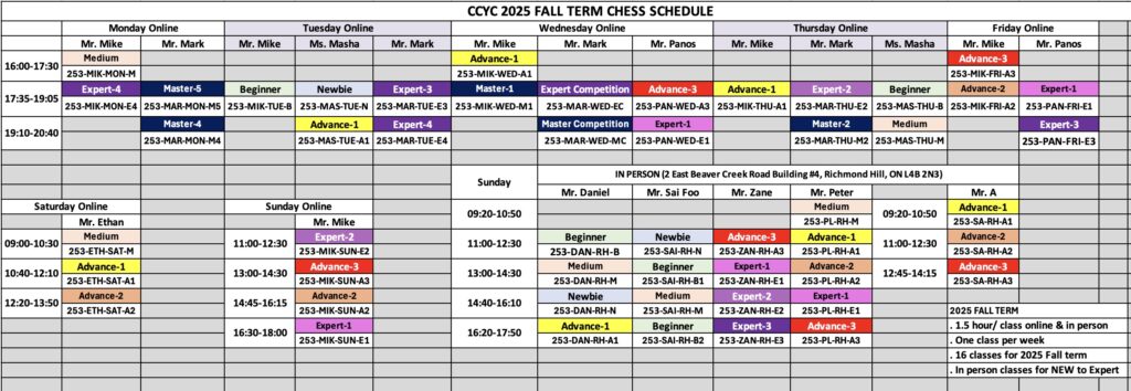 Canada Chess Youth Club