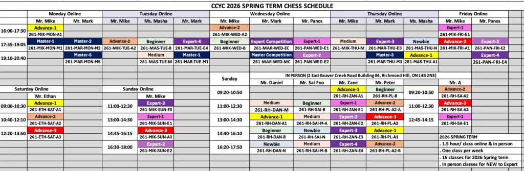 Canada Chess Youth Club